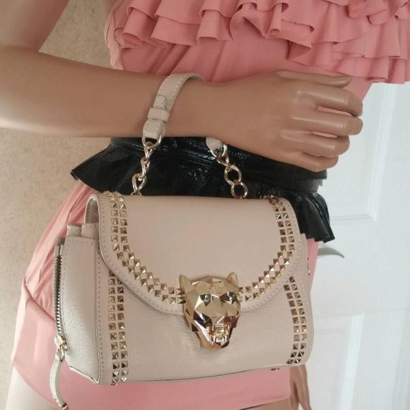 Philipp Plein Bags Philipp Plein Botan Nude Pink Bag New With Tags